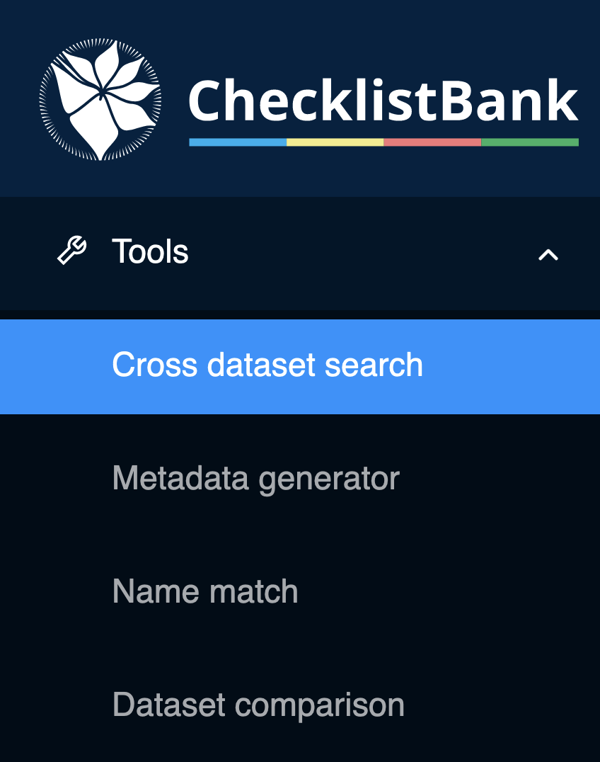 CLB tools dataset search