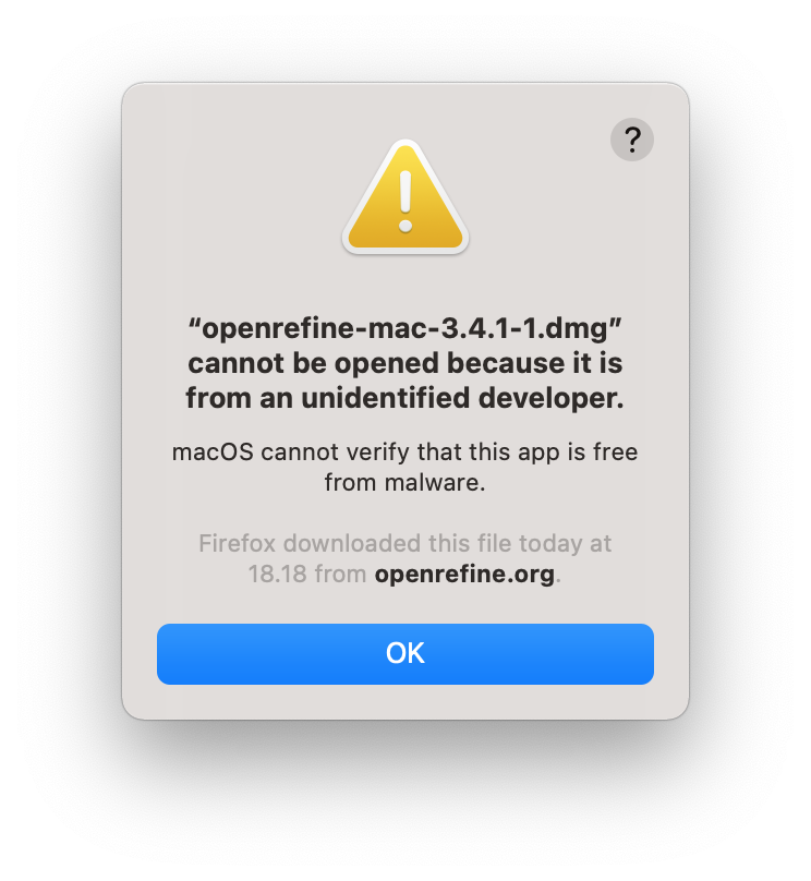 mac02 unidentified developer